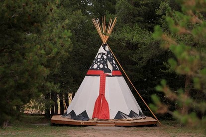 Stunning Cozy Tipi near Yellowstone for an Amazing Glamping Escape in Nature in Island Park, Idaho - glamping.directory