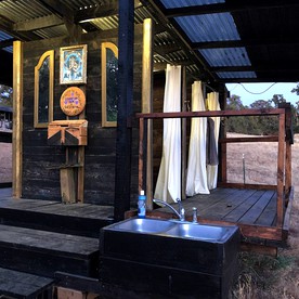 Cute, Lakeside Glamping Bell Tent #2, Wheatland, California - Grass Valley, California - glamping.directory