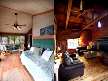 Lakefront Cabin Getaway near Adirondack Mountains in Salisbury, New York - Salisbury, New York - glamping.directory