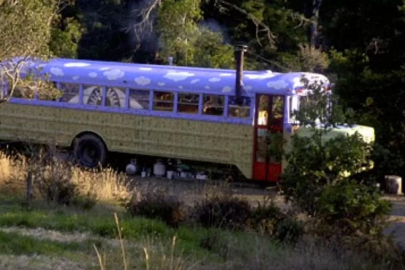 Bohemian Bus on off grid homestead - Gualala, California - glamping.directory