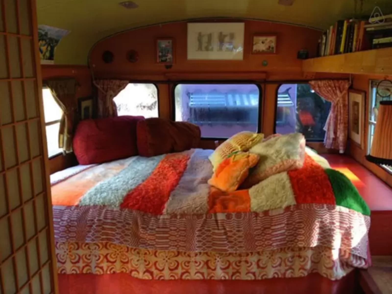 Bohemian Bus on off grid homestead - Gualala, California - glamping.directory