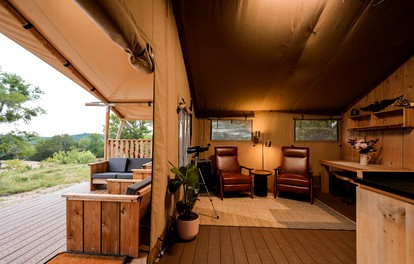 Stunning Safari Tent with Great Sights in San Saba, Texas - San Saba, Texas - glamping.directory