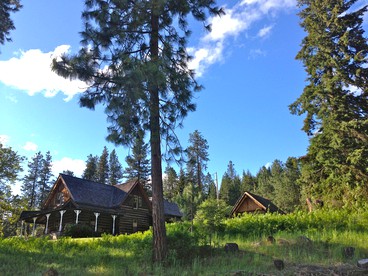 Charming Log Cabin Rental with Outdoor Grill near Gifford Pinchot National Forest - Trout Lake, Washington - glamping.directory