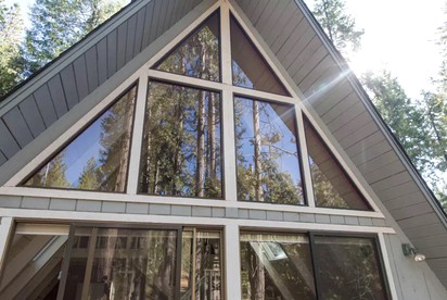 Stunning A-Frame Cabin Rental for Four Guests in Arnold, California - Arnold, California - glamping.directory