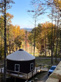 Mother Nature Glamping Getaway in a Countryside Yurt near Fancy Gap - Fancy Gap, Virginia - glamping.directory