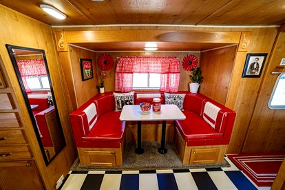 Bright Retro Family Trailer with Vintage Charm & Private Yard Near San Diego Attractions, El Cajon CA - El Cajon, California - glamping.directory