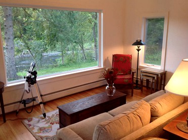 Secluded Cabin with Gorgeous Views near Stockbridge in the Berkshires of Massachusetts - Stockbridge, Massachusetts - glamping.directory