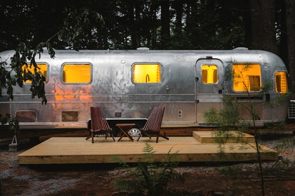 Waterfront, Pet Friendly Airstream near Lake George in the Adirondack, New York - glamping.directory