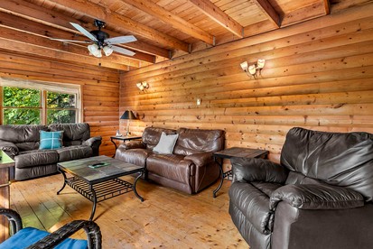 Rustic-Modern Mountain Cabin with Private Pond & Fire Pit Near Lost River, Baker, West Virginia - Baker, West Virginia - glamping.directory