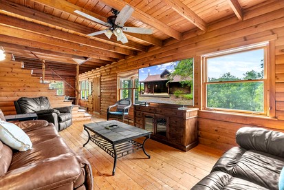 Rustic-Modern Mountain Cabin with Private Pond & Fire Pit Near Lost River, Baker, West Virginia - Baker, West Virginia - glamping.directory
