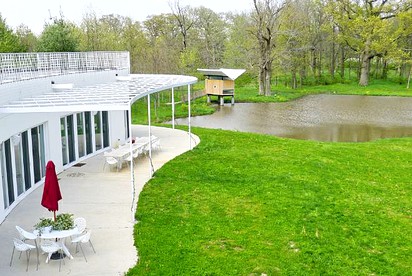 Fabulous Retreat with an Indoor Pool and Sauna for a Luxury Getaway in Champaign, Illinois - glamping.directory