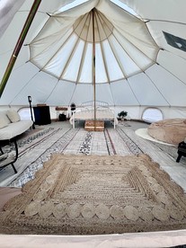 Incredible Stargazing Bell Tent for an Unforgettable Glamping Getaway in Terlingua, Texas - Terlingua, Texas - glamping.directory