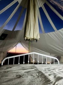 Incredible Stargazing Bell Tent for an Unforgettable Glamping Getaway in Terlingua, Texas - Terlingua, Texas - glamping.directory