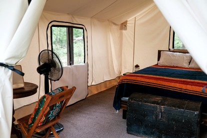 Three Rustic Glamping Tents for a Unique Group Adventure in Nature in Troy, Wiconsin - East Troy, Wisconsin - glamping.directory