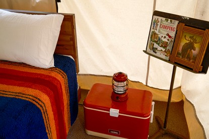 Three Rustic Glamping Tents for a Unique Group Adventure in Nature in Troy, Wiconsin - East Troy, Wisconsin - glamping.directory