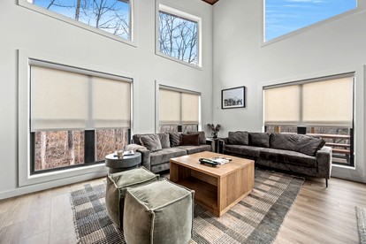 Incredible Chic Cabin with Indoor Pool, Spa and Outdoor Living Area in Tennessee - Sevierville, Tennessee - glamping.directory
