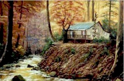 Comfortable Cottage Nestled on a Creek near Great Smoky Mountains National Park, Tennessee - glamping.directory