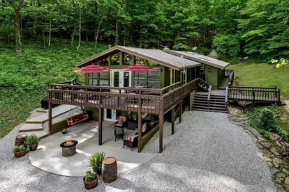 Rustic Cabin with Spa and Wonderful Outdoor Living in Tennessee - glamping.directory