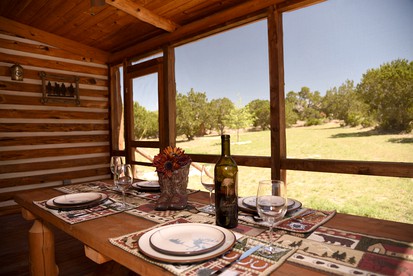 Charming Log Cabin Perfect for a Summer Staycation in Texas Hill Country - Canyon Lake, Texas - glamping.directory