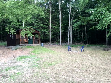 Log Cabin for Family Glamping Vacation near Cherry Springs State Park, Pennsylvania - glamping.directory