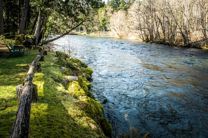 Rustic River Cabin Rental with Lush Woodland Views near Eugene, Oregon - McKenzie Bridge, Oregon - glamping.directory