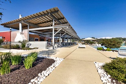Elegant and Inviting Tiny Home Retreat with Resort Pool and Hill Country Views Near Fredericksburg, TX - Fredericksburg, Texas - glamping.directory