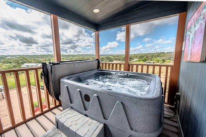 Elegant and Inviting Tiny Home Retreat with Resort Pool and Hill Country Views Near Fredericksburg, TX - Fredericksburg, Texas - glamping.directory