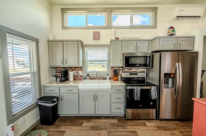 Elegant and Inviting Tiny Home Retreat with Resort Pool and Hill Country Views Near Fredericksburg, TX - Fredericksburg, Texas - glamping.directory