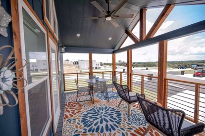 Elegant and Inviting Tiny Home Retreat with Resort Pool and Hill Country Views Near Fredericksburg, TX - Fredericksburg, Texas - glamping.directory