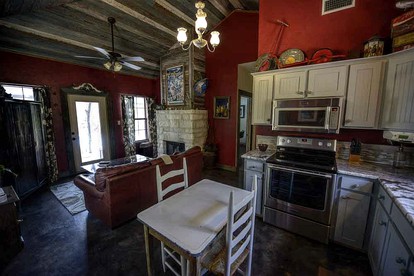 Secluded Couples' Getaway Cabin with Private Pool by Cypress Creek in Texas Hill Country - Wimberley, Texas - glamping.directory