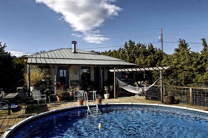 Secluded Couples' Getaway Cabin with Private Pool by Cypress Creek in Texas Hill Country - glamping.directory