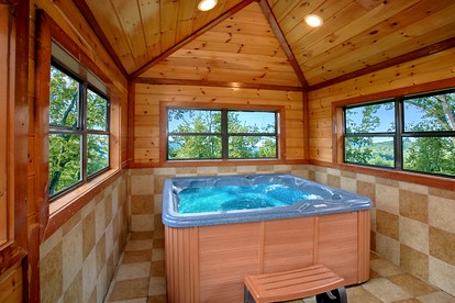 Cozy Cosby Cabin Rental with a Heated Indoor Pool - Cosby, Tennessee - glamping.directory