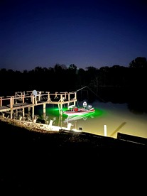 Secluded Luxury Camper with Private Dock on Coosa River near Wetumpka, Alabama - Cedar Bluff, Alabama - glamping.directory