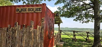 Gorgeous Container for a Romantic Getaway on a Ranch with Incredible Views in Gainesville, Missouri - Gainesville, Missouri - glamping.directory