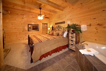 Majestic Gatlinburg Hot Tub Cabin Rental for Groups - Gatlinburg, Tennessee - glamping.directory