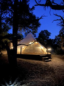 Cozy Bell Tents Excellent for a Glamping Experience and Hiking in Duchesne, Utah - glamping.directory