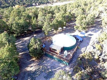 Spacious Yurt for a Unique Vacation near the Grand Mesa National Forest, Colorado - Cedaredge, Colorado - glamping.directory