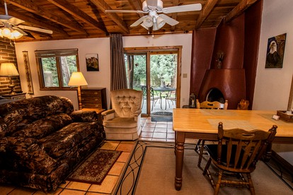 Charming Cabin Retreat: Fireplace and River Views in San Miguel County, NM - San Miguel County, New Mexico - glamping.directory