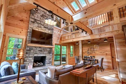 Glamping Escapes for Two in this Stunning Log Cabin in Logan, Ohio - Logan, Ohio - glamping.directory