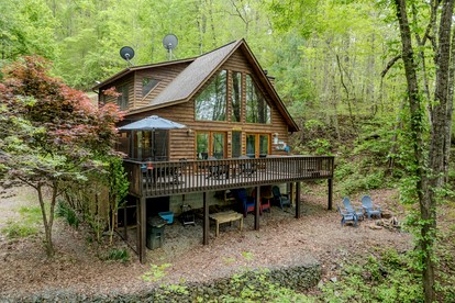 Breathtaking Wooden Cabin with Hot-tub in Murphy, North Carolina - glamping.directory