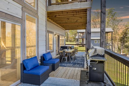 Impressive Three Level Cabin with Game and Theater Room and Countryside Views in Tennessee - Sevierville, Tennessee - glamping.directory