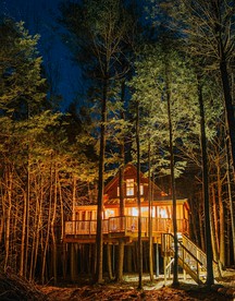 Woodland Wonder: Experience Luxury in a Treehouse in Norway, ME - Norway, Maine - glamping.directory