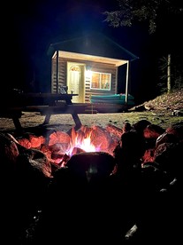 Porched Cabin for a Memorable Family Glamping Getaway near Wolf River in Wisconsin - glamping.directory