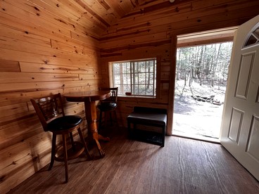 Porched Cabin for a Memorable Family Glamping Getaway near Wolf River in Wisconsin - White Lake, Wisconsin - glamping.directory