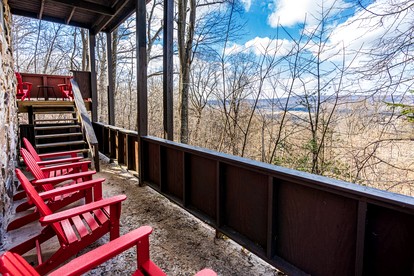 Stone Cabin with Amazing Views, Hot Tub, Fire Pit and Game Room Perfect for Your Gerrardstown, WV Getaway - Gerrardstown, West Virginia - glamping.directory