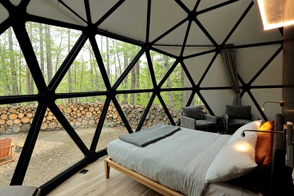 Romantic Coastal Geodesic Dome Escape Near Freeport, Maine - Freeport, Maine - glamping.directory