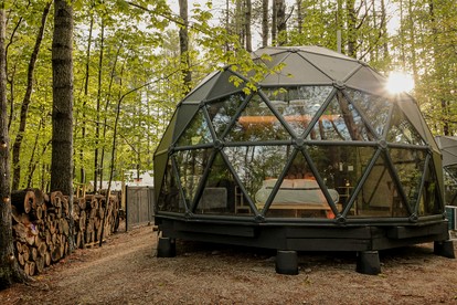 Romantic Coastal Geodesic Dome Escape Near Freeport, Maine - Freeport, Maine - glamping.directory