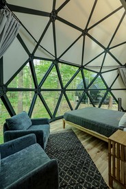 Romantic Coastal Geodesic Dome Escape Near Freeport, Maine - Freeport, Maine - glamping.directory