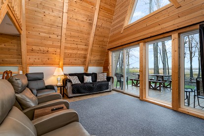 Fully-Equipped A-Frame with Beautiful Lake Views in Michigan - Au Gres, Michigan - glamping.directory