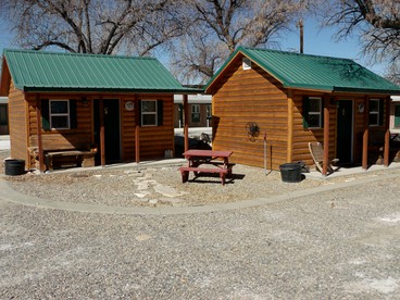 Simple Family-Friendly Camping Cabin Rental with BBQ and Fire Pit in Greybull, Wyoming - Greybull, Wyoming - glamping.directory